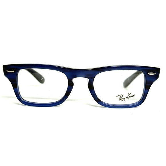Ray-Ban Other - Ray Ban Burbank Jr RB9083V 3848 Blue Striped Eyeglass Frames 43-19 130 Kids